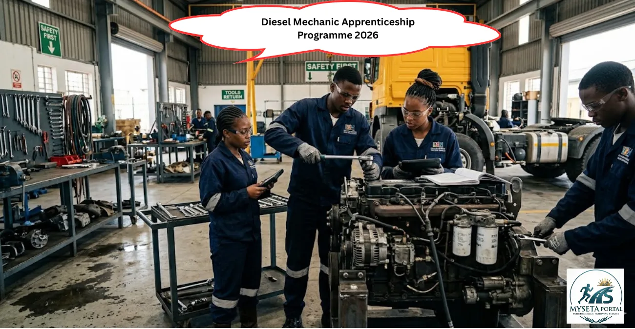 TVET Graduates Wanted: 36-Month Diesel Mechanic Apprenticeship in Gauteng