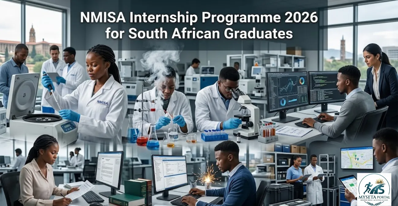 Young South African graduates gaining workplace experience through the NMISA Internship Programme 2026.