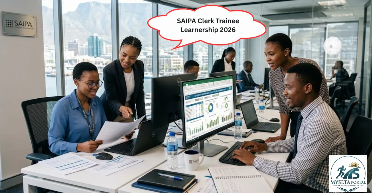 Young African accounting graduates working in a professional South African office during trainee accounting workplace exposure.