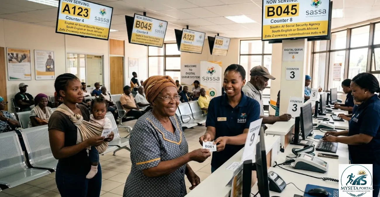 SASSA Introduces Digital Queue Management System at Offices Across South Africa