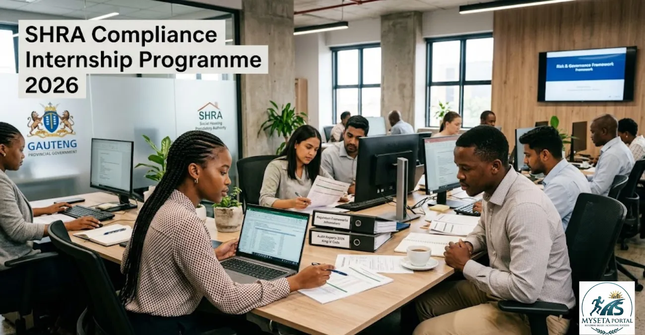 Young South African graduates gaining compliance and governance workplace experience through the SHRA Internship Programme.