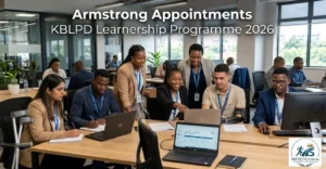 Participants with disabilities gaining workplace experience through the Armstrong Appointments KBLPD Learnership Programme 2026.