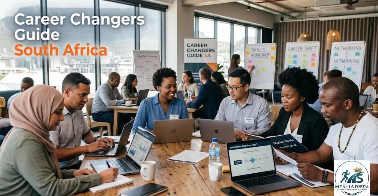 South African professionals changing careers and developing new skills.