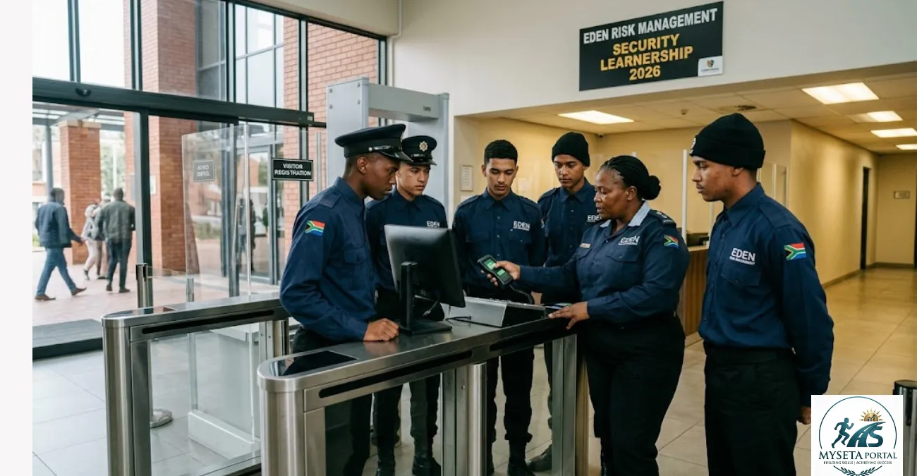 Young South Africans participating in the Eden Risk Management Security Learnership Programme 2026.