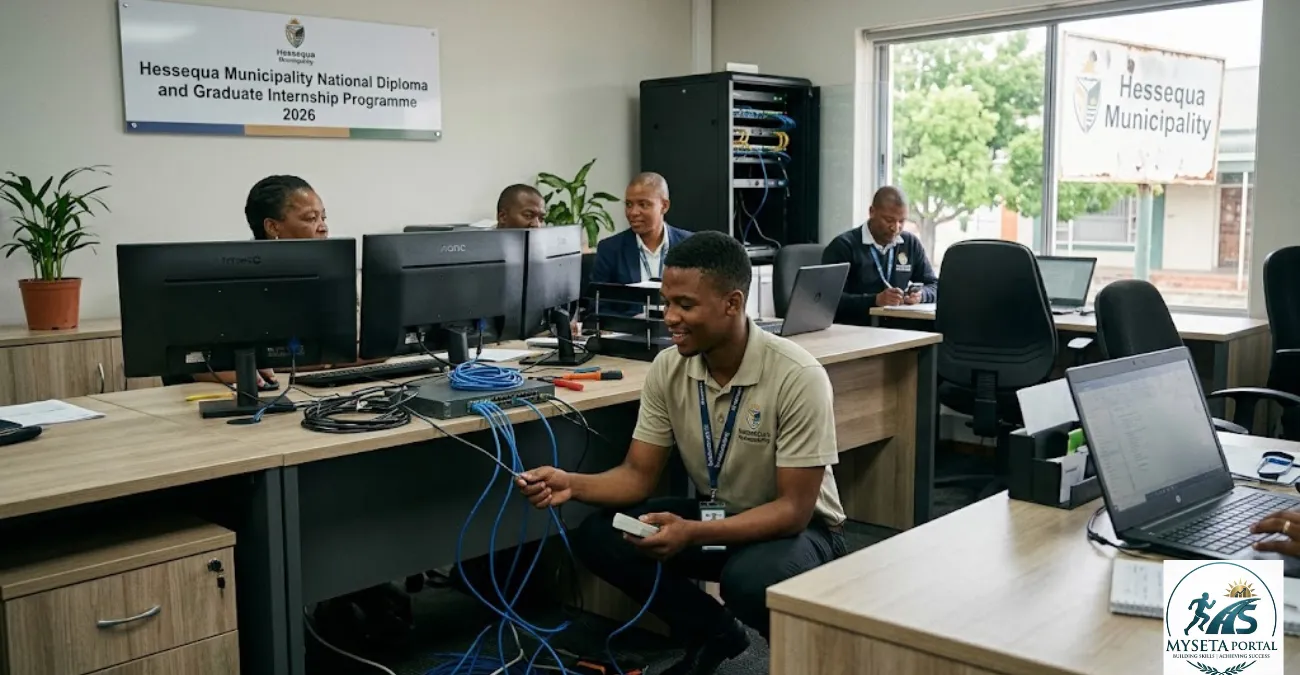 IT intern providing technical support at Hessequa Municipality.