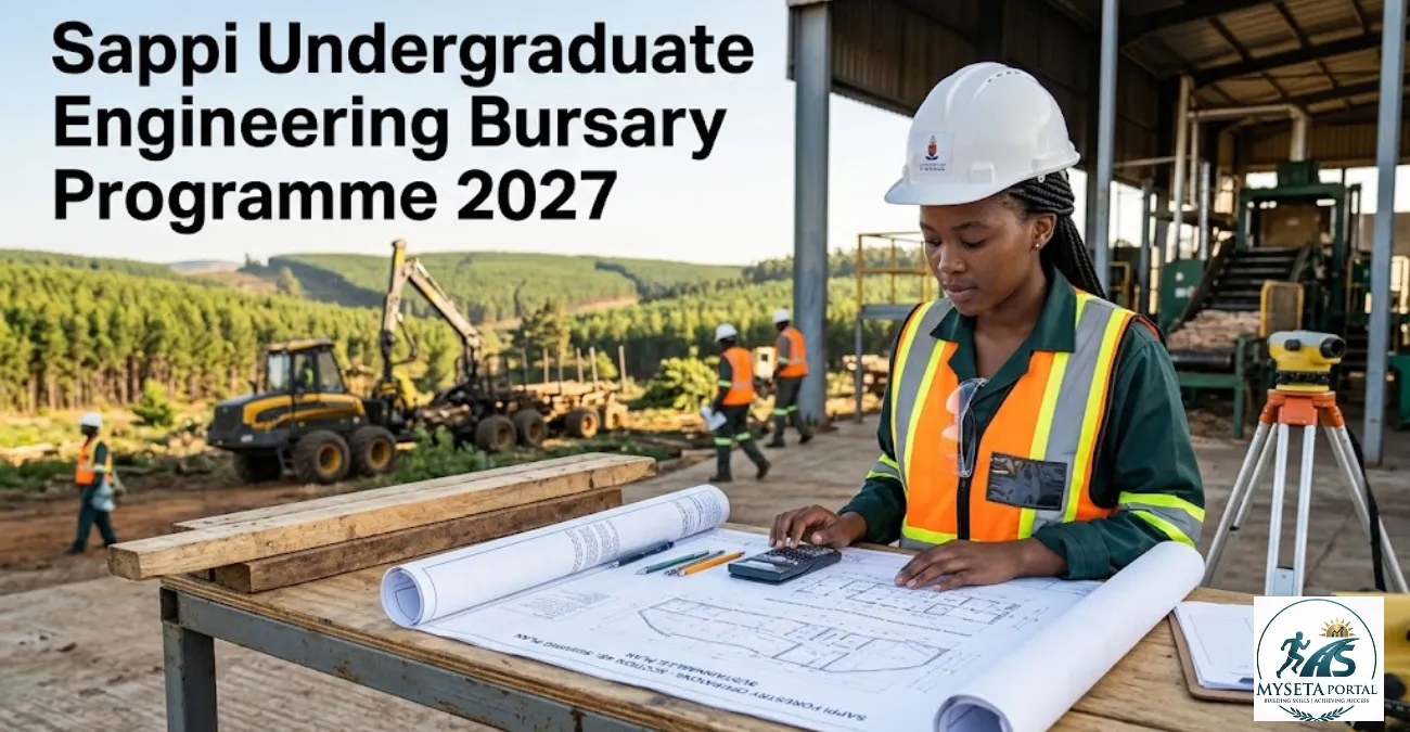South African engineering student supported by the Sappi Undergraduate Engineering Bursary Programme 2027.