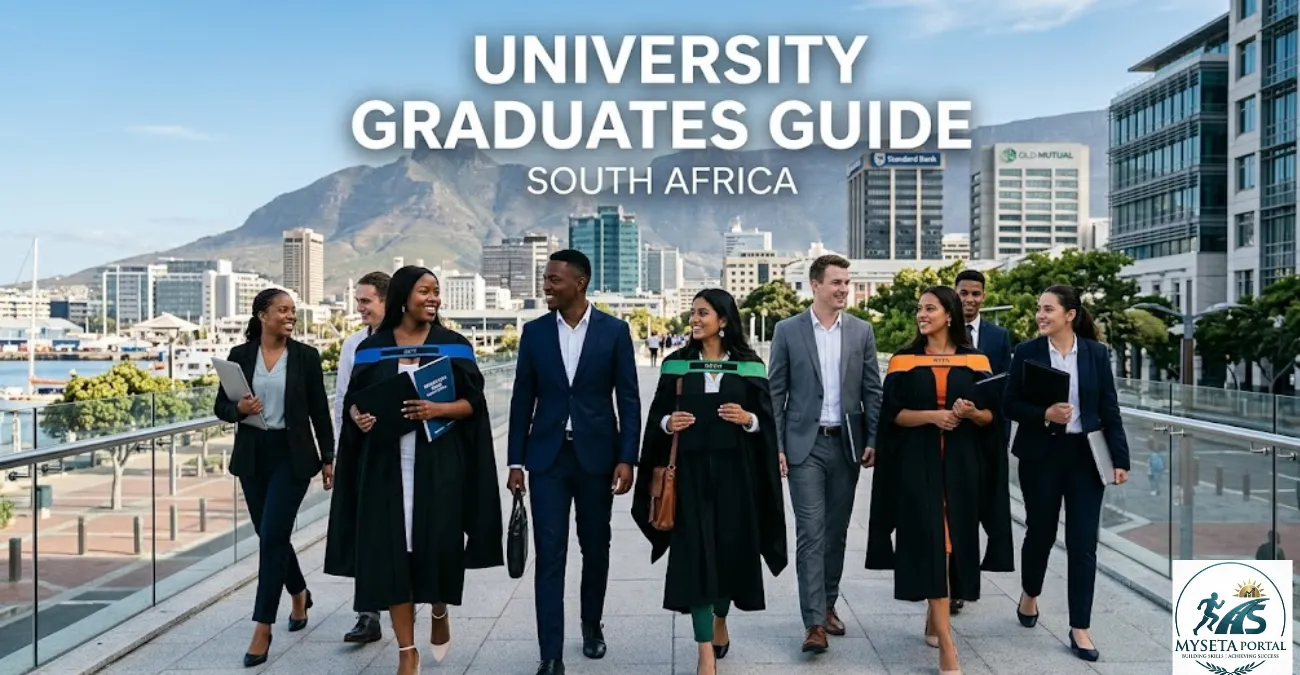 South African university graduates preparing for careers and employment opportunities.